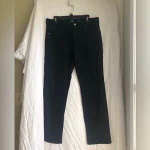 There Abouts Little and Big Boys Straight Fit Husky Black Pants (Husky Size 20)